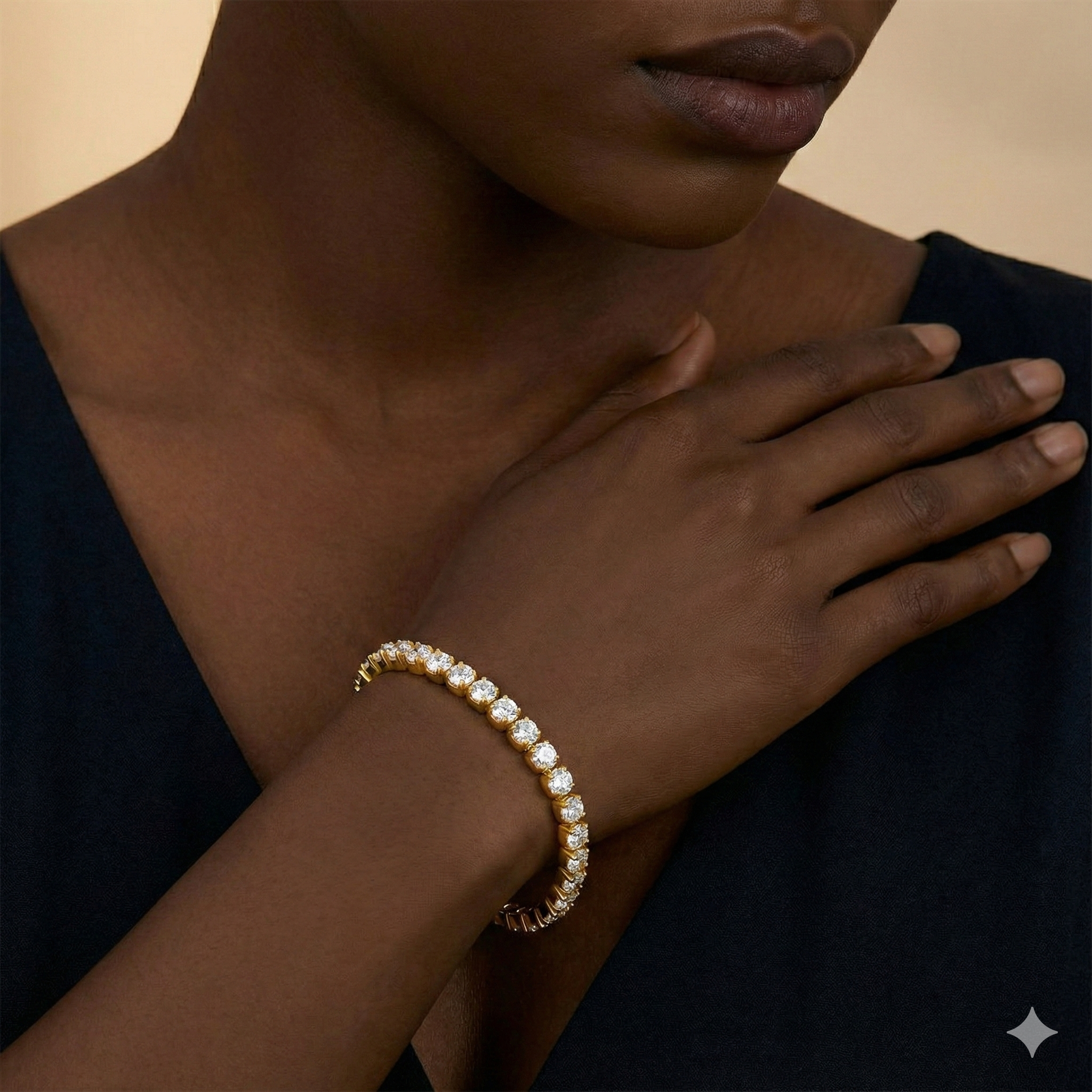 ADJUSTABLE TENNIS BRACELET