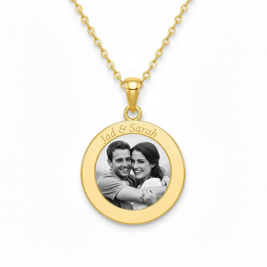 Circular Photo Necklace