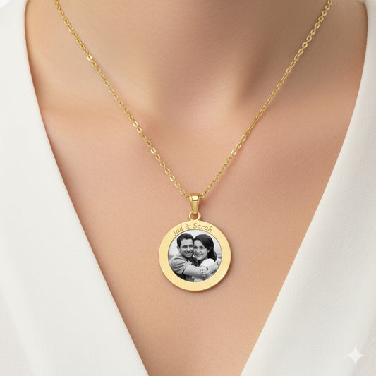 Circular Photo Necklace
